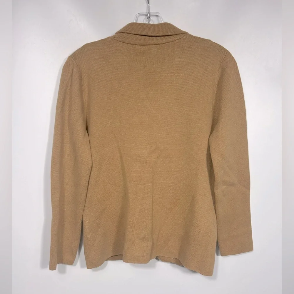 J.Crew Schoolboy sweater blazer Size SP Hthr Acorn Tan